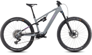 E-Bike MTB Full Cube AMS Hybrid ONE44 C:68X TM 400X 29 swampgrey´n´purplereflex