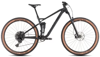 Bicicletta MTB Full Cube Stereo ONE22 Pro metalblack´n´black