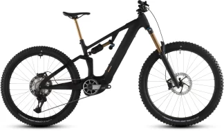 E-Bike MTB Full Cube AMS Hybrid 177 C:62 AT 600X carbon´n´gold