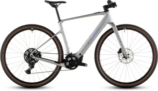E-Bike Gravel Cube Nulane Hybrid C:62 Race 400X sleekgrey´n´prism