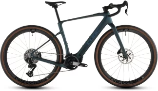 E-Bike Gravel Cube Nuroad Hybrid C:62 SLT 400X royalgreen´n´crisscross