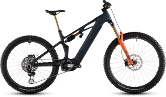 E-Bike MTB Full Cube Stereo Hybrid ONE77 HPC SLT 800 galaxy´n´orange