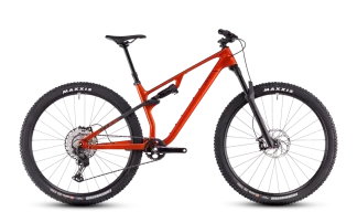 Bici MTB Full Cube AMS ONE11 C68X Pro 29 electricorange´n´carbon